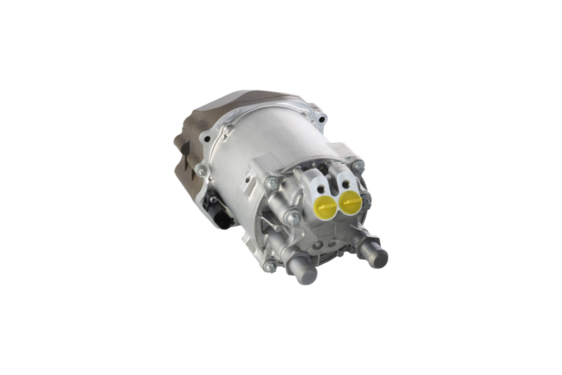 Produktfoto einer elektrohydraulischen Motor-Pumpen-Einheit von RAPA Automotive