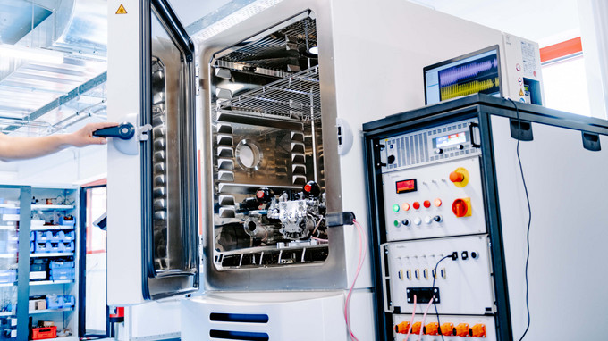 Foto von einem Prüfstand für Dauerläufe